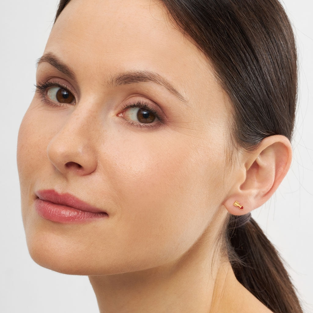 LULU Copenhagen Amor Ohrring 1 stück Ear stud, 1 pcs Vergoldet