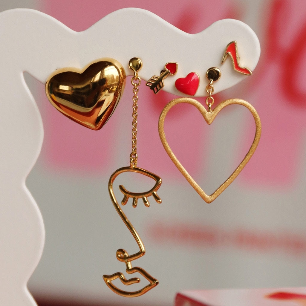 LULU Copenhagen Amor Ohrring 1 stück Ear stud, 1 pcs Vergoldet