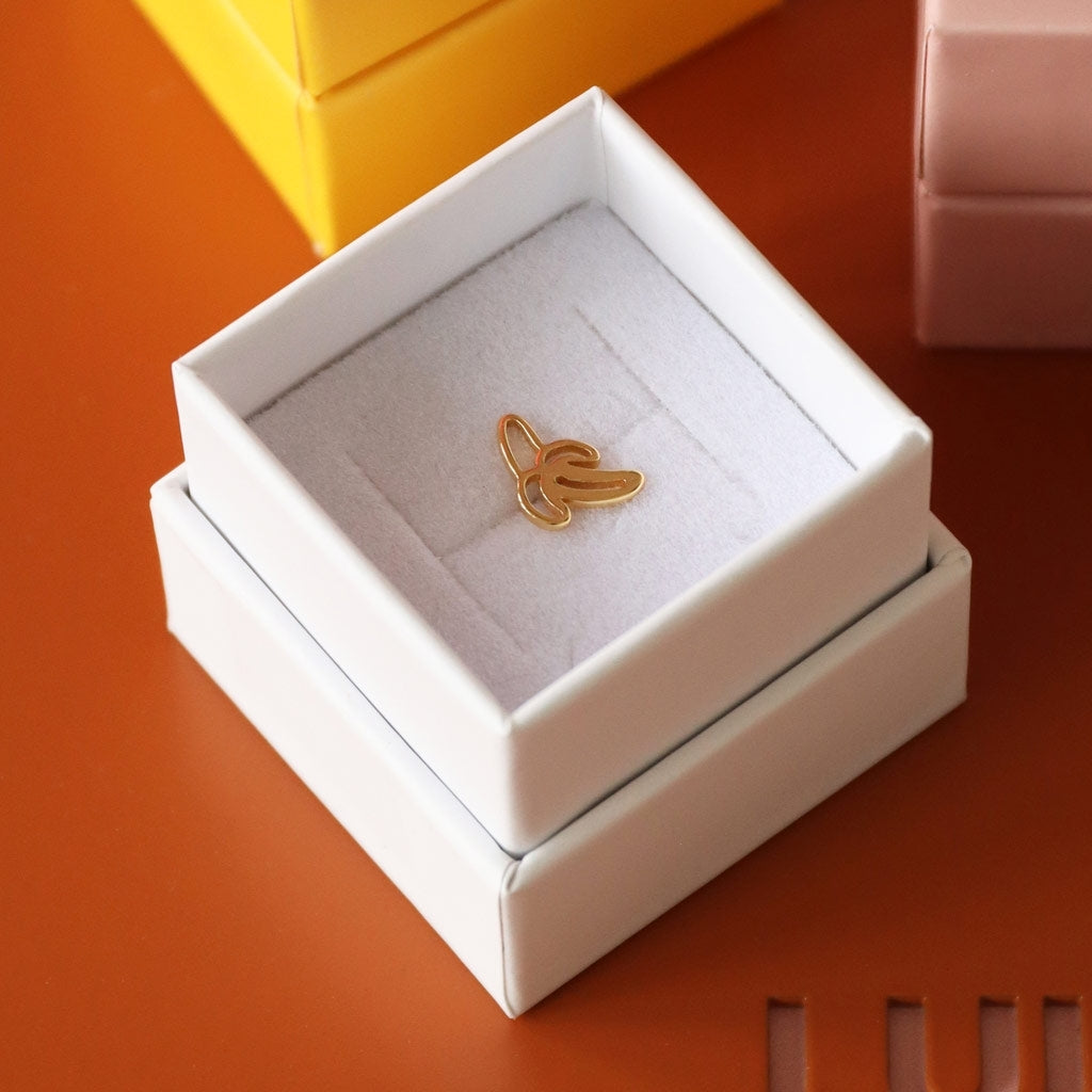 LULU Copenhagen Banana Ohrring 1 stück Ear stud, 1 pcs Vergoldet