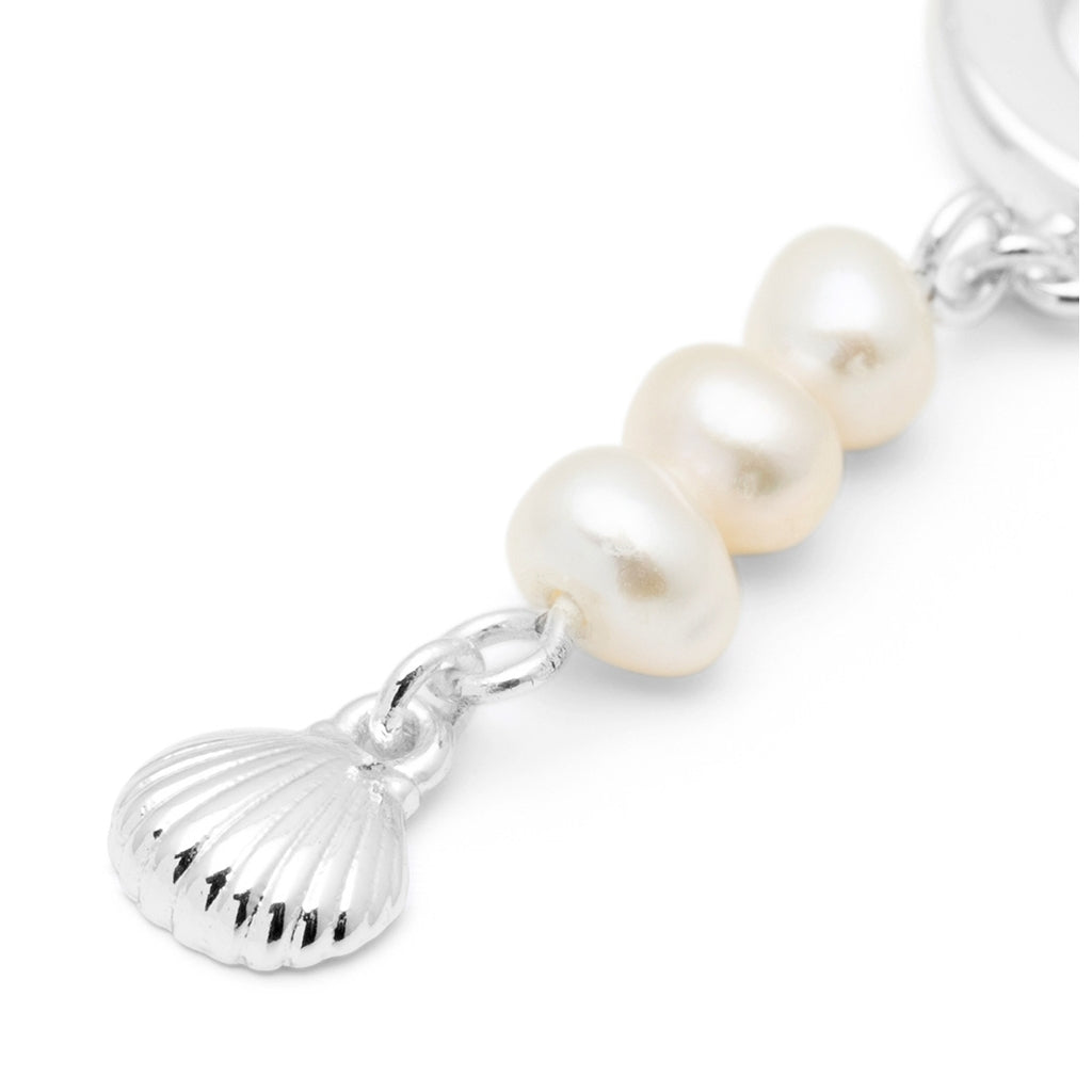 LULU Copenhagen Beach Ohrring 1 stück Ear stud, 1 pcs Silver Plated