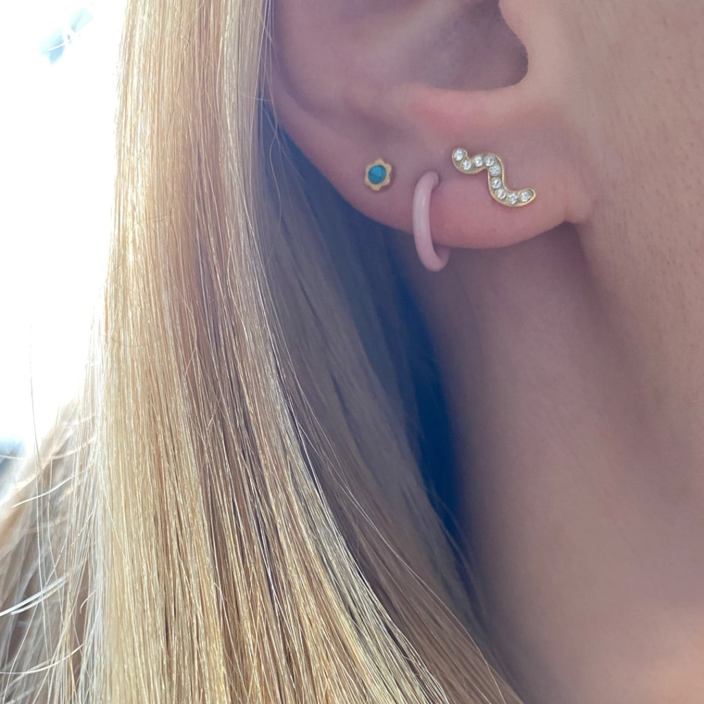 LULU Copenhagen Blomst Ohrring 1 stück Ear stud, 1 pcs