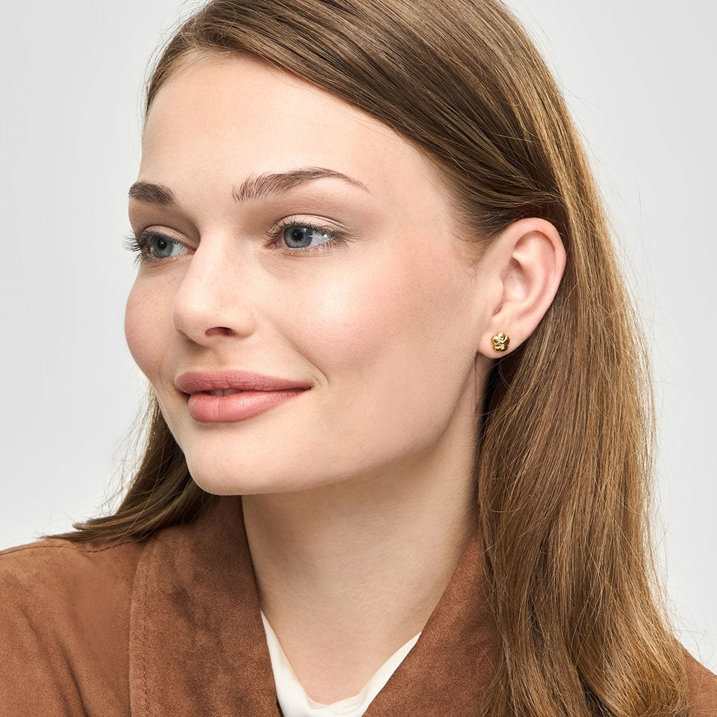 LULU Copenhagen Bloom Ohrring 1 stück Ear stud, 1 pcs Vergoldet