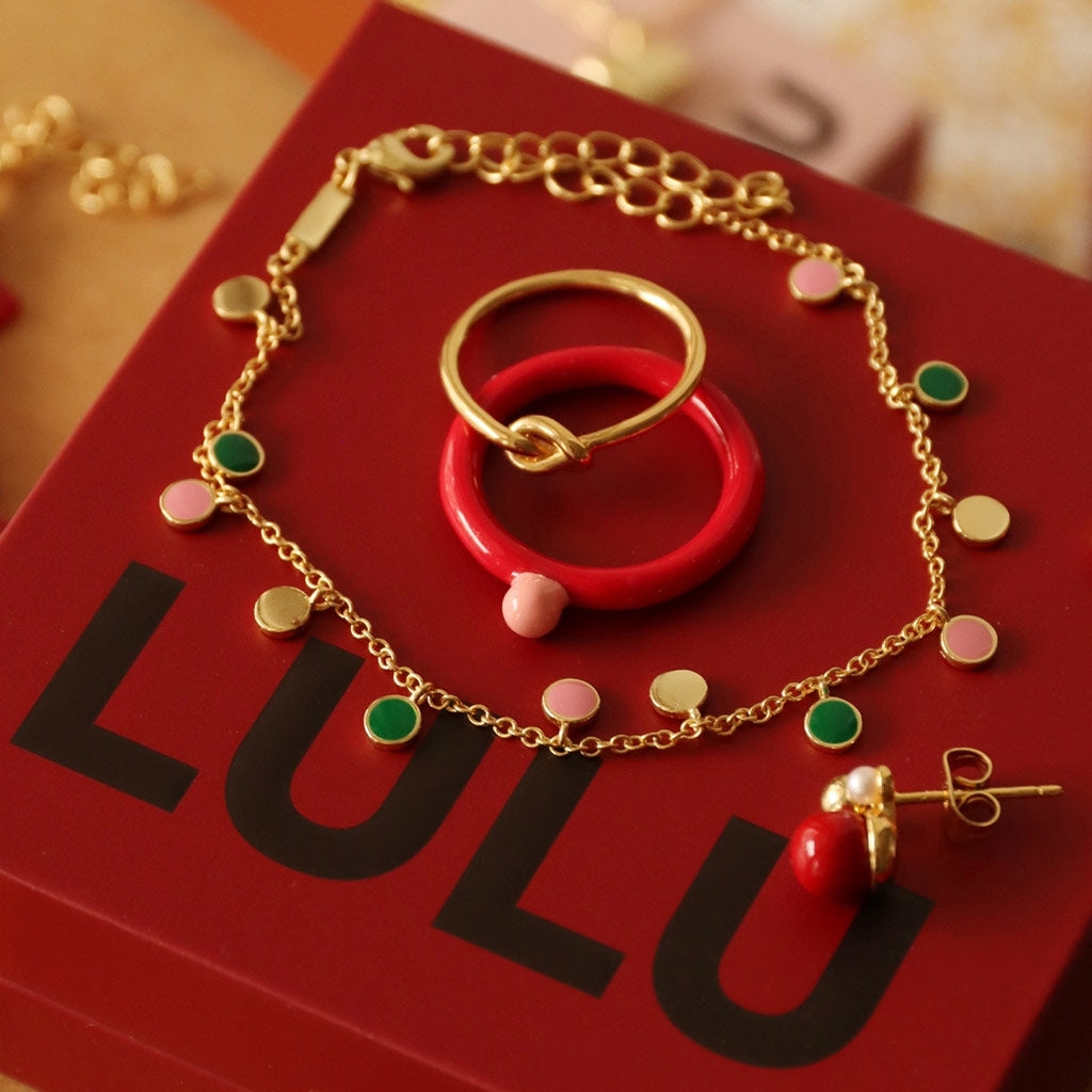 LULU Copenhagen Boho Armband Bracelets Grün