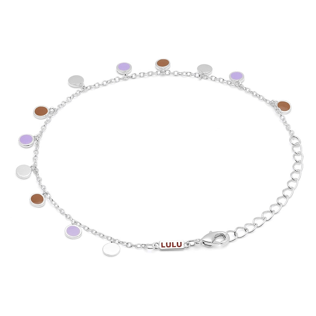 LULU Copenhagen Boho Armband Bracelets Mocha Mousse/Purple