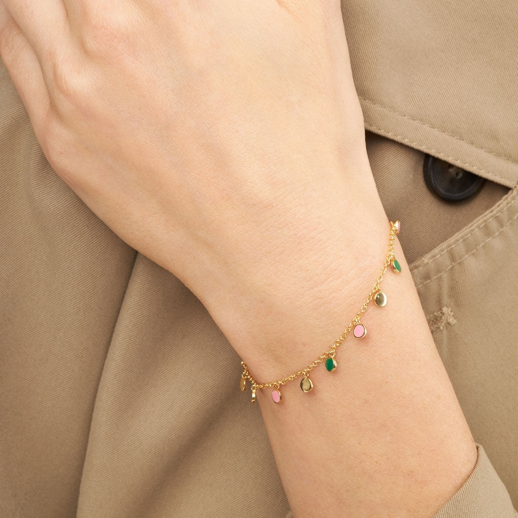 LULU Copenhagen Boho Armband Bracelets Grün