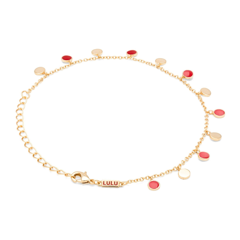 LULU Copenhagen Boho Armband Bracelets Passion Red