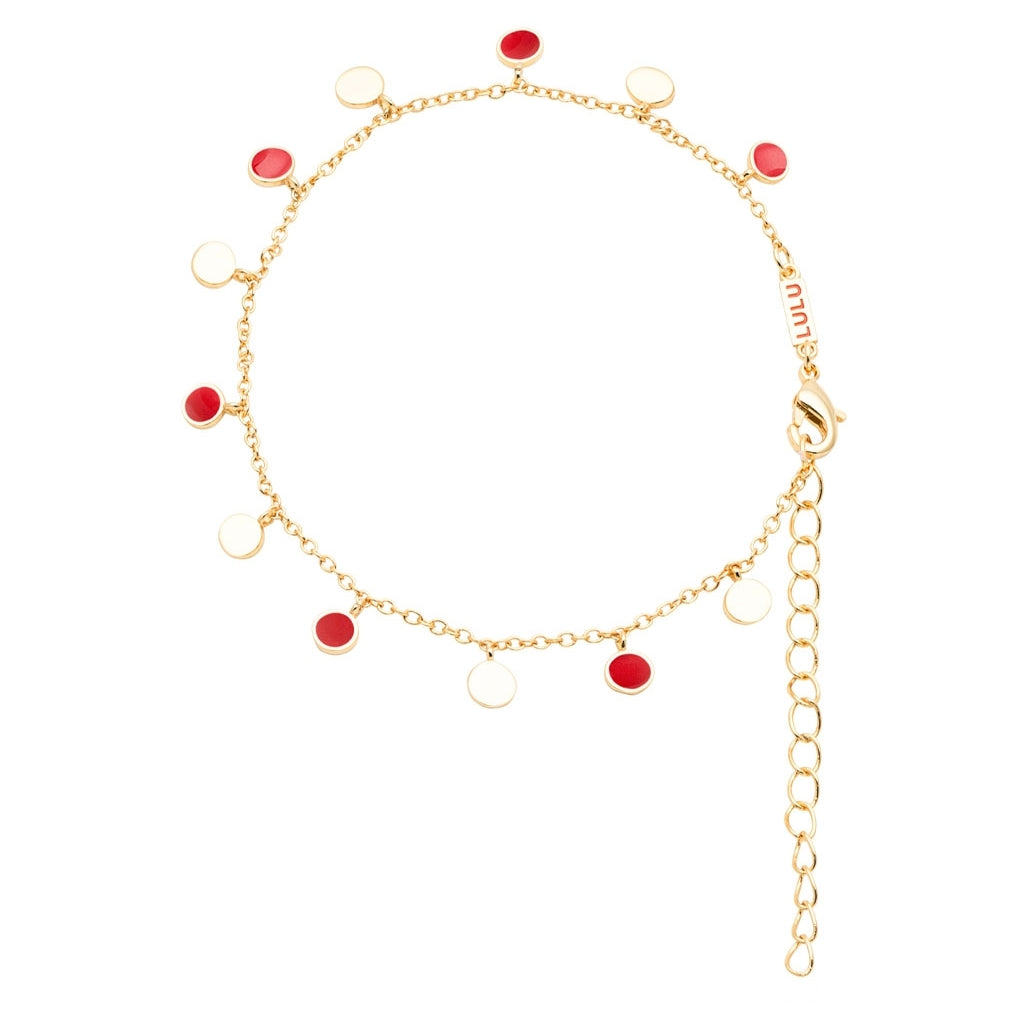 LULU Copenhagen Boho Armband Bracelets Passion Red