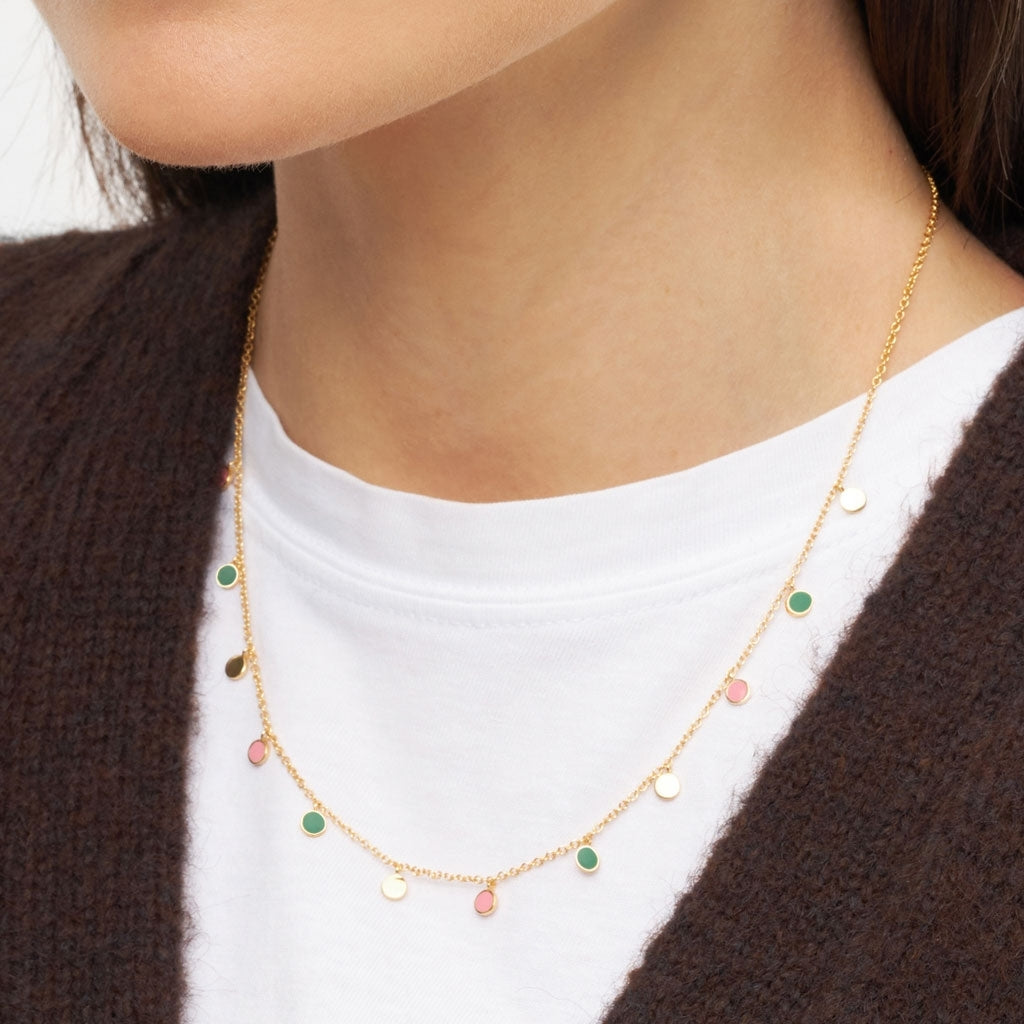 LULU Copenhagen Boho Halskette Necklaces Grün