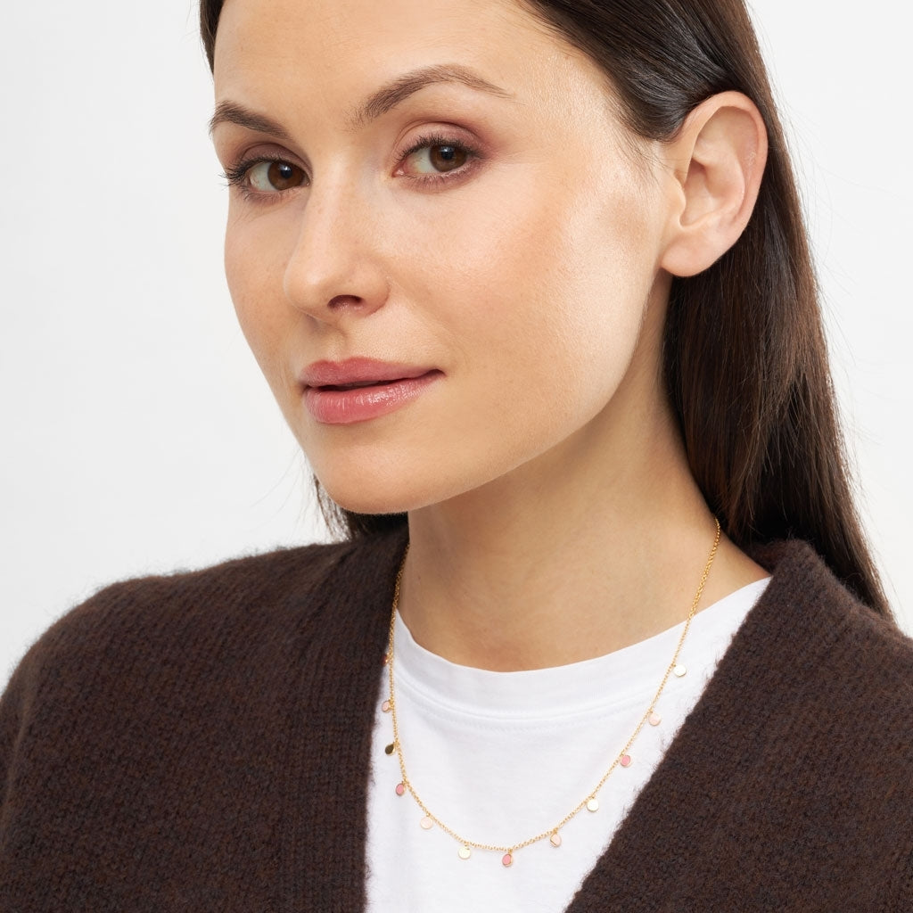 LULU Copenhagen Boho Halskette Necklaces Hellrosa