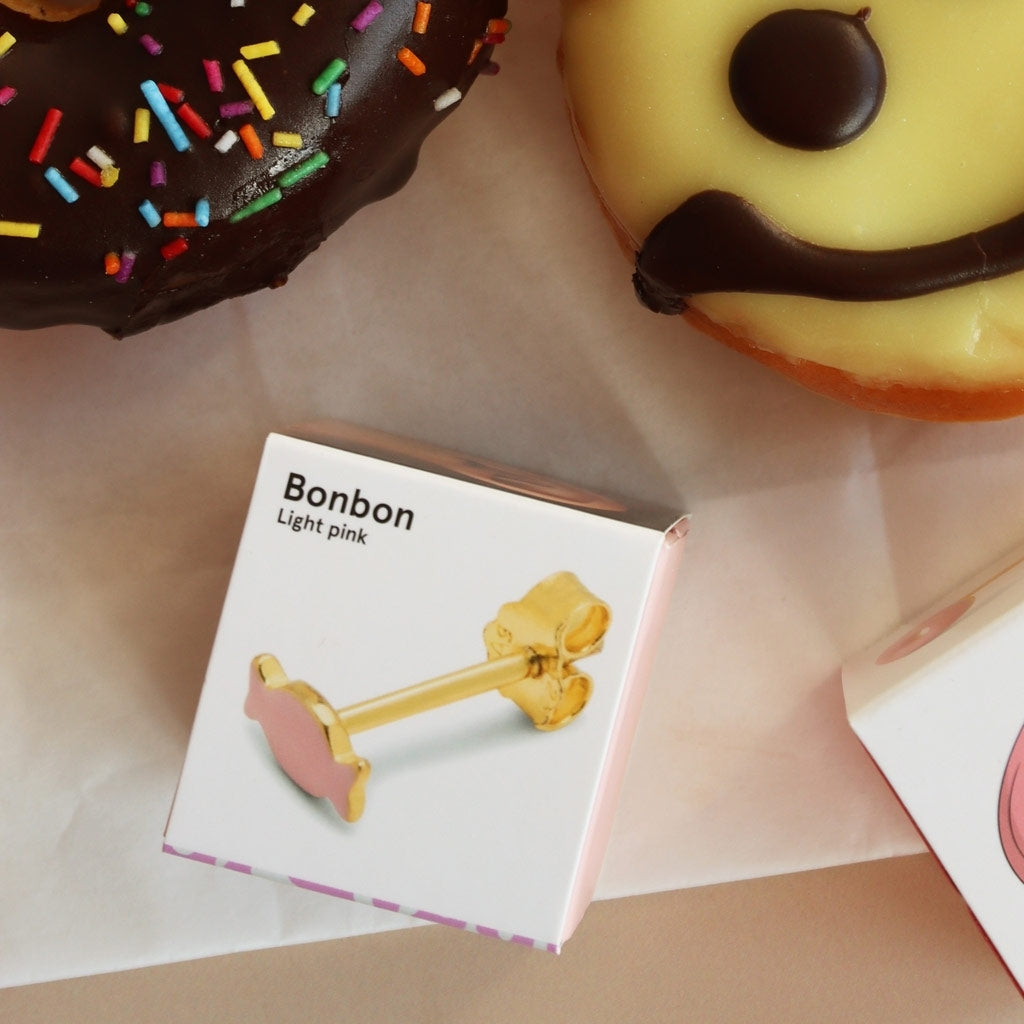 LULU Copenhagen Bonbon Ohrring 1 stück Ear stud, 1 pcs Hellrosa