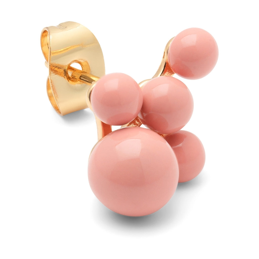 LULU Copenhagen Bouquet Cloud Ohrring 1 stück Ear stud, 1 pcs Burnt Coral