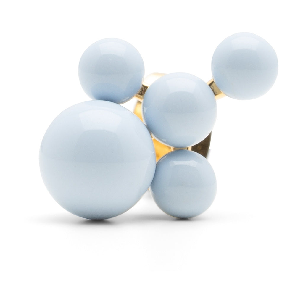 LULU Copenhagen Bouquet Cloud Ohrring 1 stück Ear stud, 1 pcs Skyride Blue