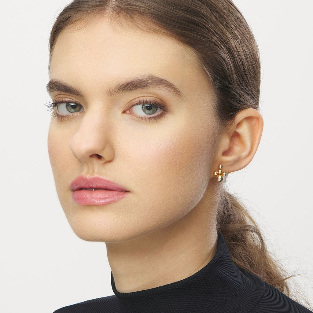 LULU Copenhagen Bouquet Cloud Ohrring 1 stück Ear stud, 1 pcs Vergoldet