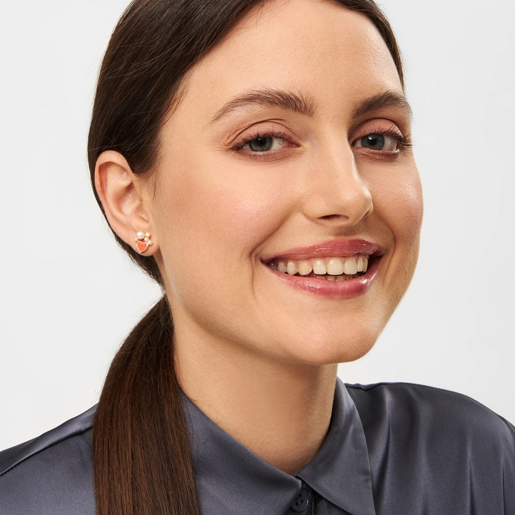 LULU Copenhagen Bouquet Dream Ohrring 1 stück Ear stud, 1 pcs Vergoldet