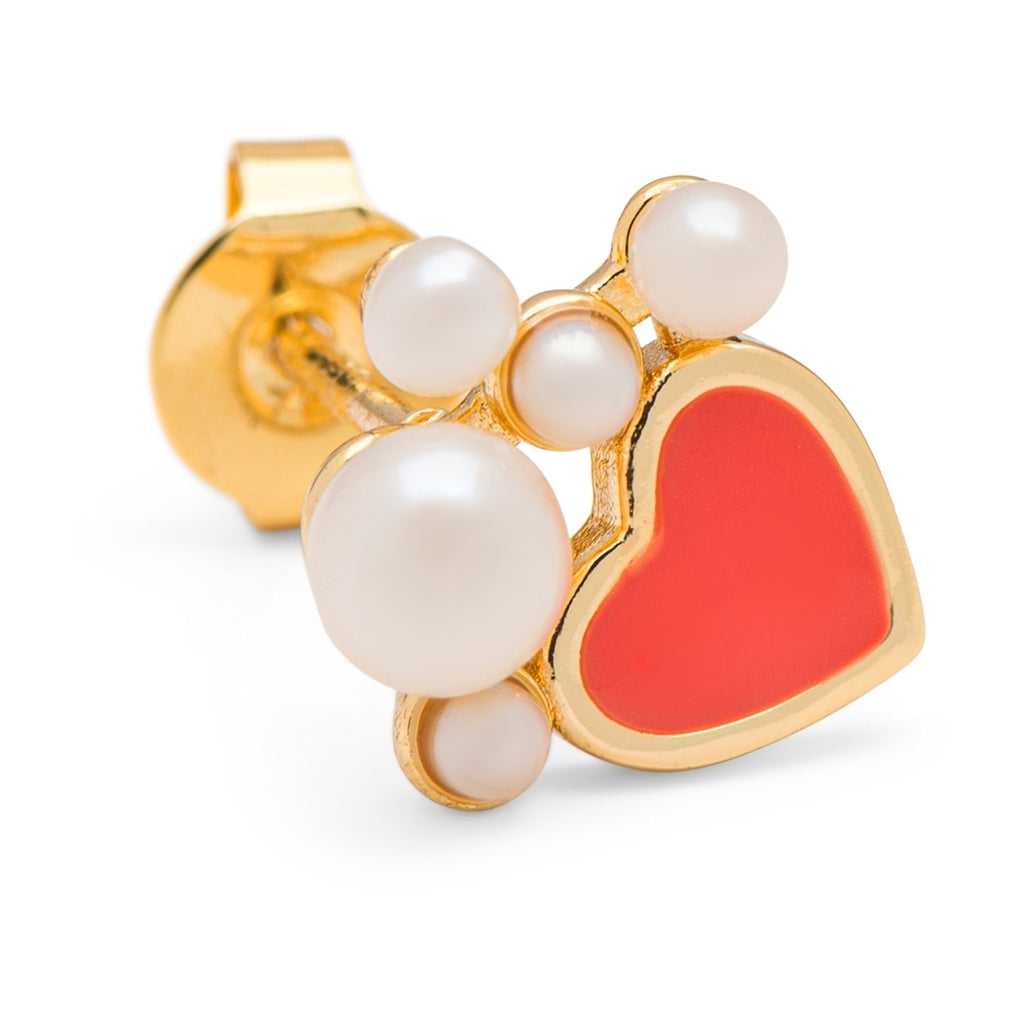 LULU Copenhagen Bouquet Dream Ohrring 1 stück Ear stud, 1 pcs Vergoldet