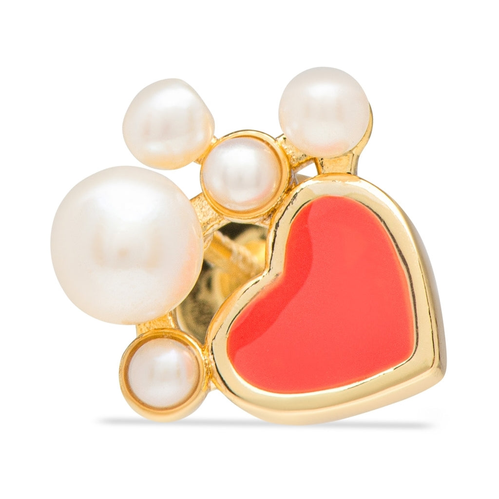 LULU Copenhagen Bouquet Dream Ohrring 1 stück Ear stud, 1 pcs Vergoldet