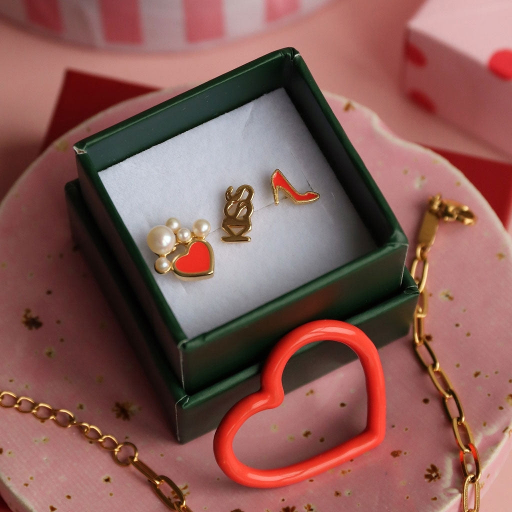 LULU Copenhagen Bouquet Dream Ohrring 1 stück Ear stud, 1 pcs Vergoldet