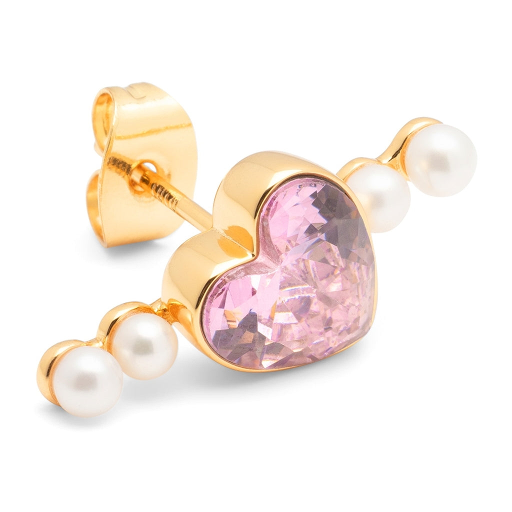 LULU Copenhagen Bouquet Love Ohrring 1 stück Ear stud, 1 pcs Vintage Rose