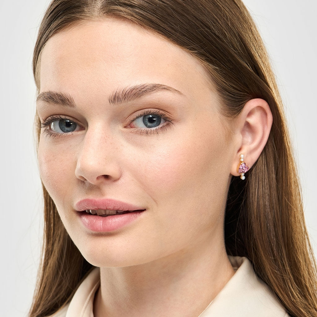 LULU Copenhagen Bouquet Love Ohrring 1 stück Ear stud, 1 pcs Vintage Rose