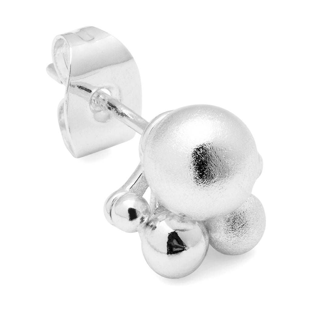 LULU Copenhagen Bouquet Silver Ohrring 1 stück Ear stud, 1 pcs Silver Plated