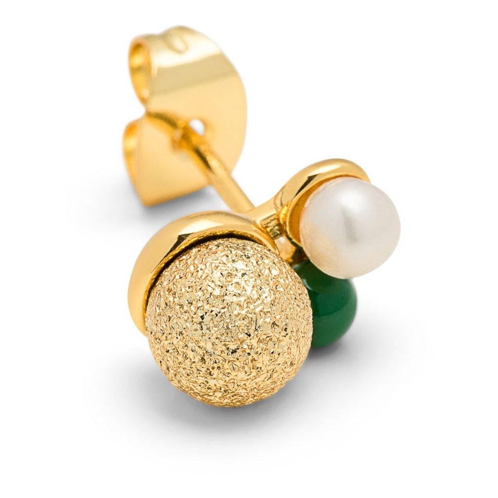 LULU Copenhagen Bouquet The Favorite Ohrring 1 stück Ear stud, 1 pcs Vergoldet