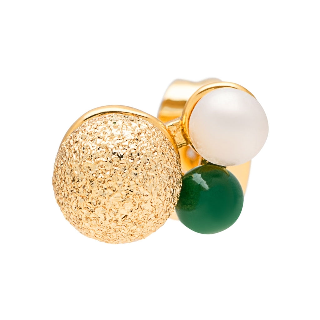 LULU Copenhagen Bouquet The Favorite Ohrring 1 stück Ear stud, 1 pcs Vergoldet