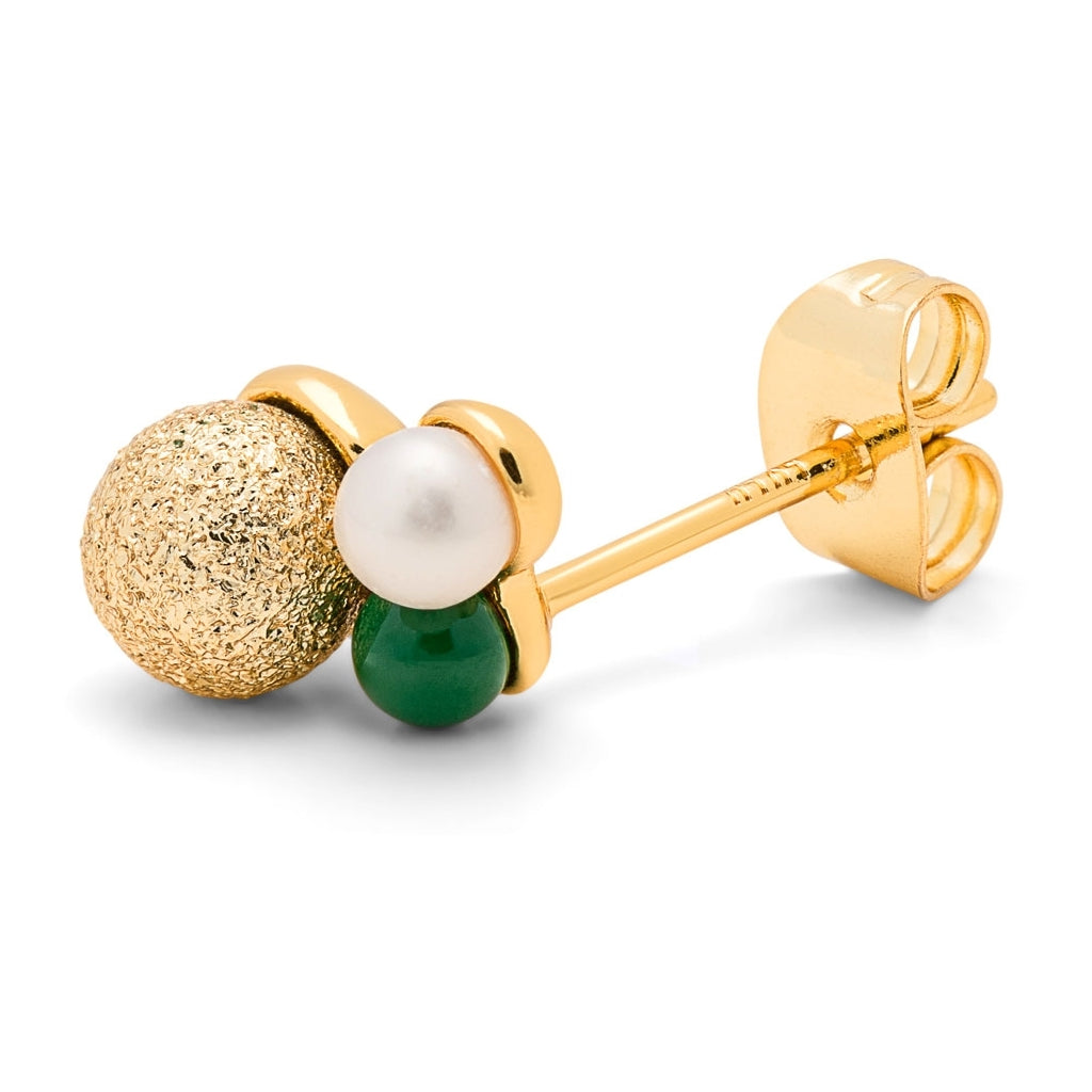 LULU Copenhagen Bouquet The Favorite Ohrring 1 stück Ear stud, 1 pcs Vergoldet