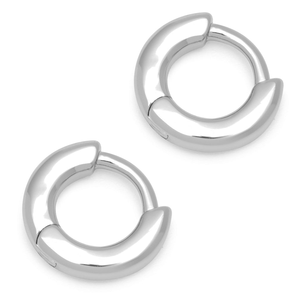 LULU Copenhagen Buckle Hoops Small paar Hoops Silver Plated