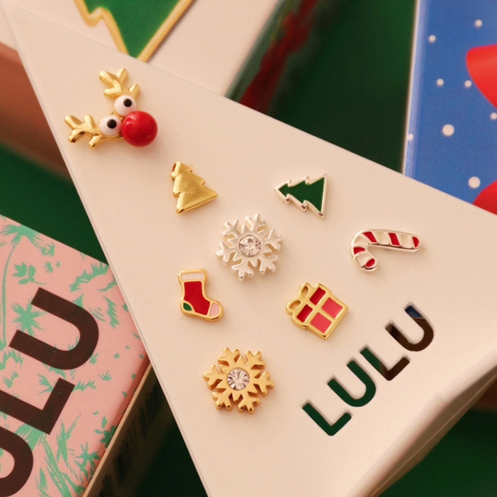 LULU Copenhagen Christmas Sock Ohrring 1 stück Ear stud, 1 pcs Vergoldet
