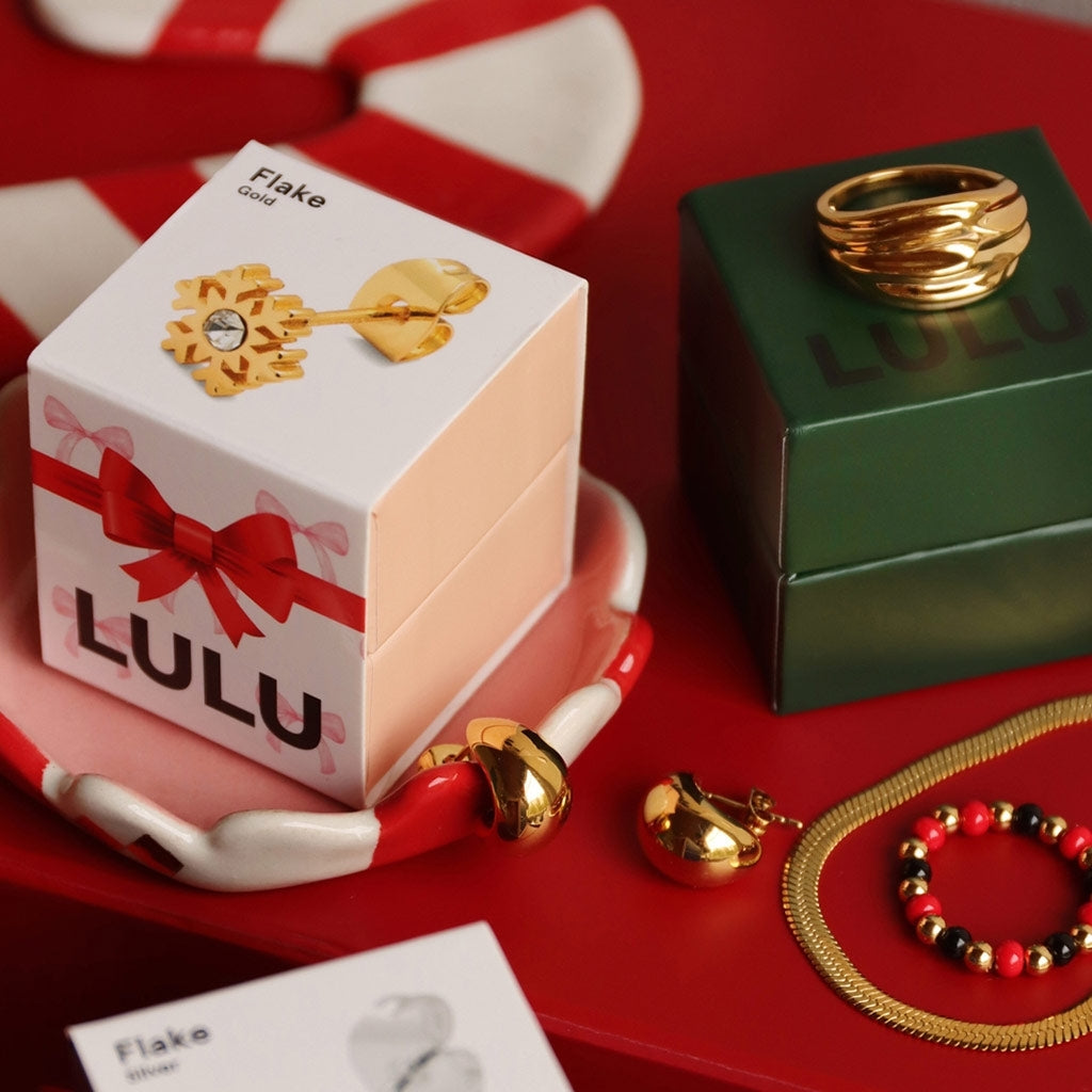 LULU Copenhagen Chunky Silk Ring - vergoldet Rings