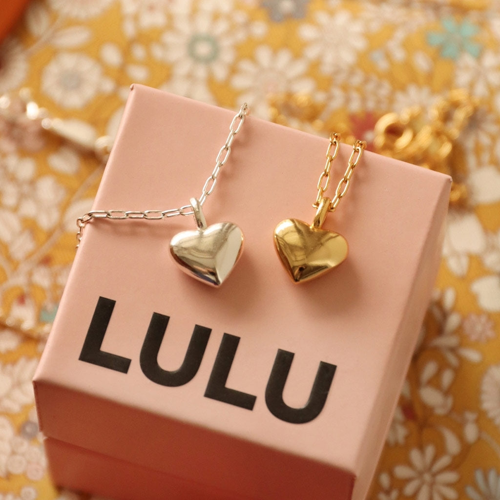 LULU Copenhagen Classic Heart Halskette Vergoldet Necklaces Vergoldet