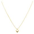 Classic Heart Halskette Vergoldet - Vergoldet