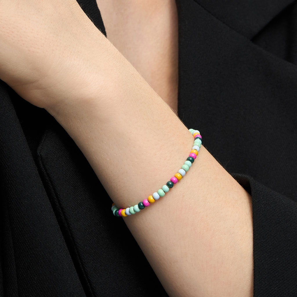 LULU Copenhagen Color Ball Armband versilbert Bracelets Beach