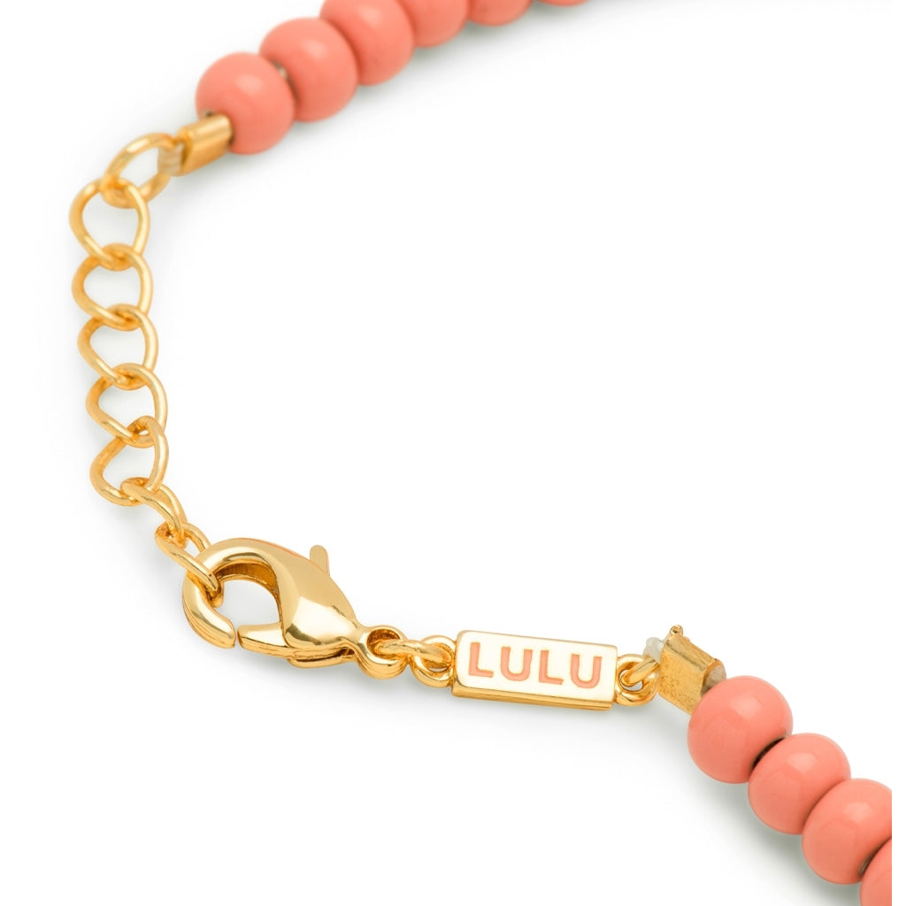 LULU Copenhagen Color Ball Armband Charms vergoldet Bracelets Burnt Coral