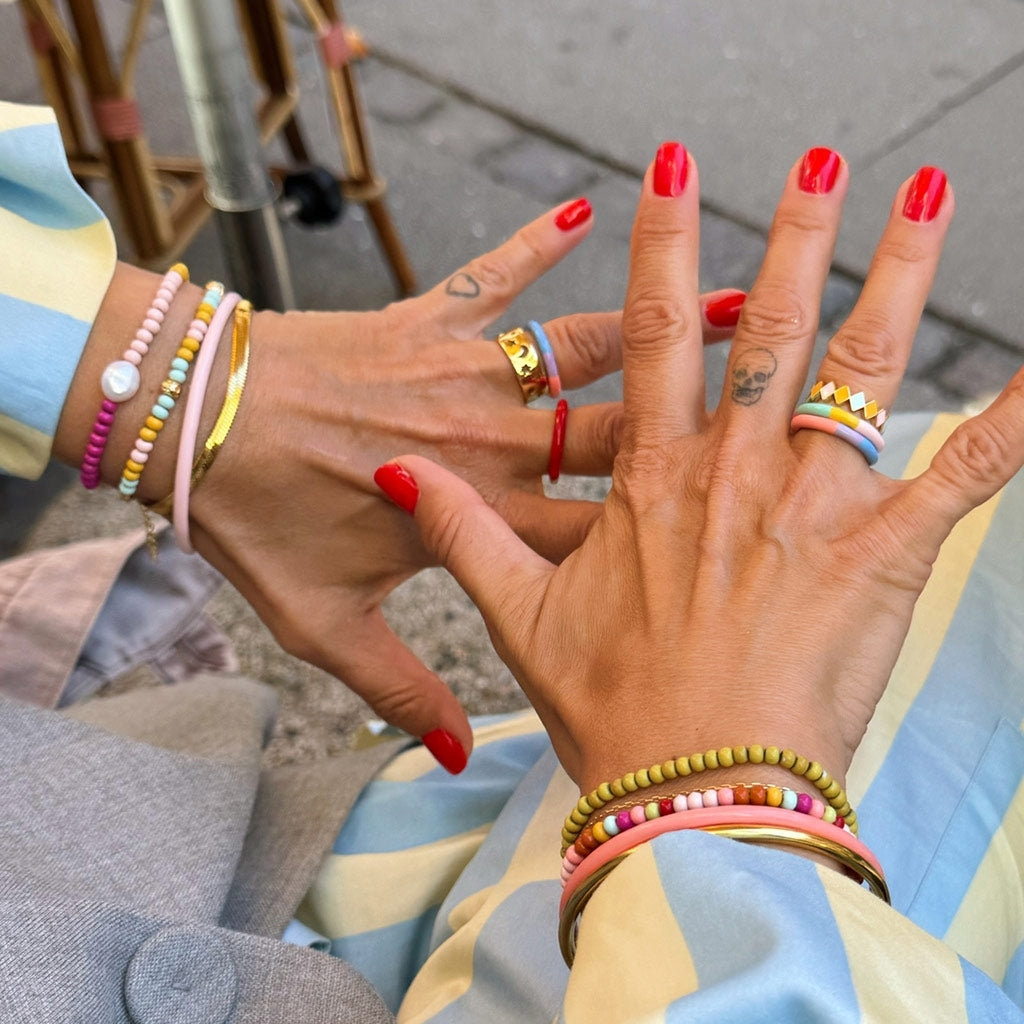 LULU Copenhagen Color Ball Bracelet Pearls vergoldet Bracelets Vergoldet