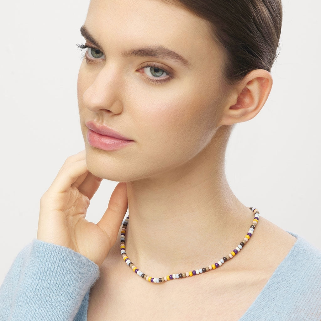 LULU Copenhagen Color Ball Halskette Necklaces Golden Harvest