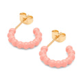 Color Ball Hoops - Small - Paar - Burnt Coral