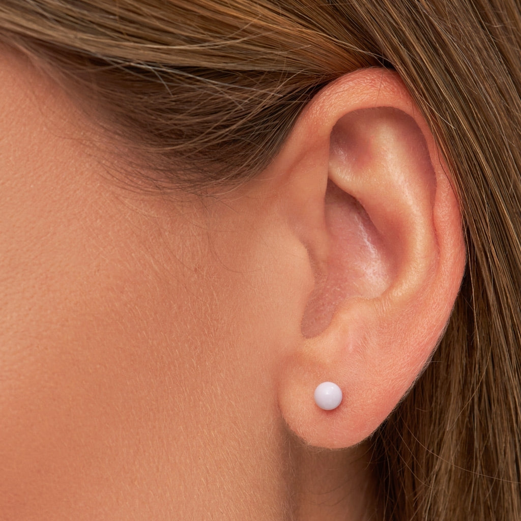 LULU Copenhagen Color Ball Medium Ohrring 1 stück Ear stud, 1 pcs Lila