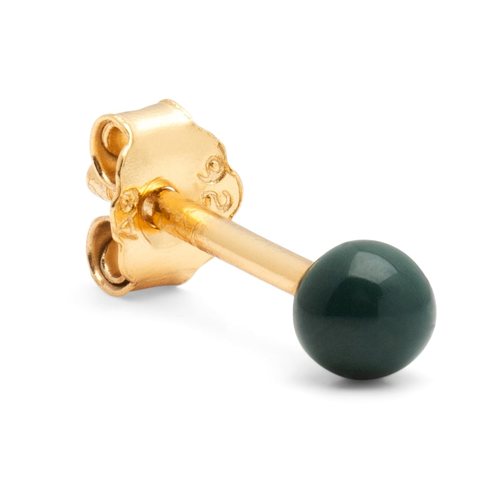 LULU Copenhagen Color Ball Ohrring 1 stück Ear stud, 1 pcs North Sea Green
