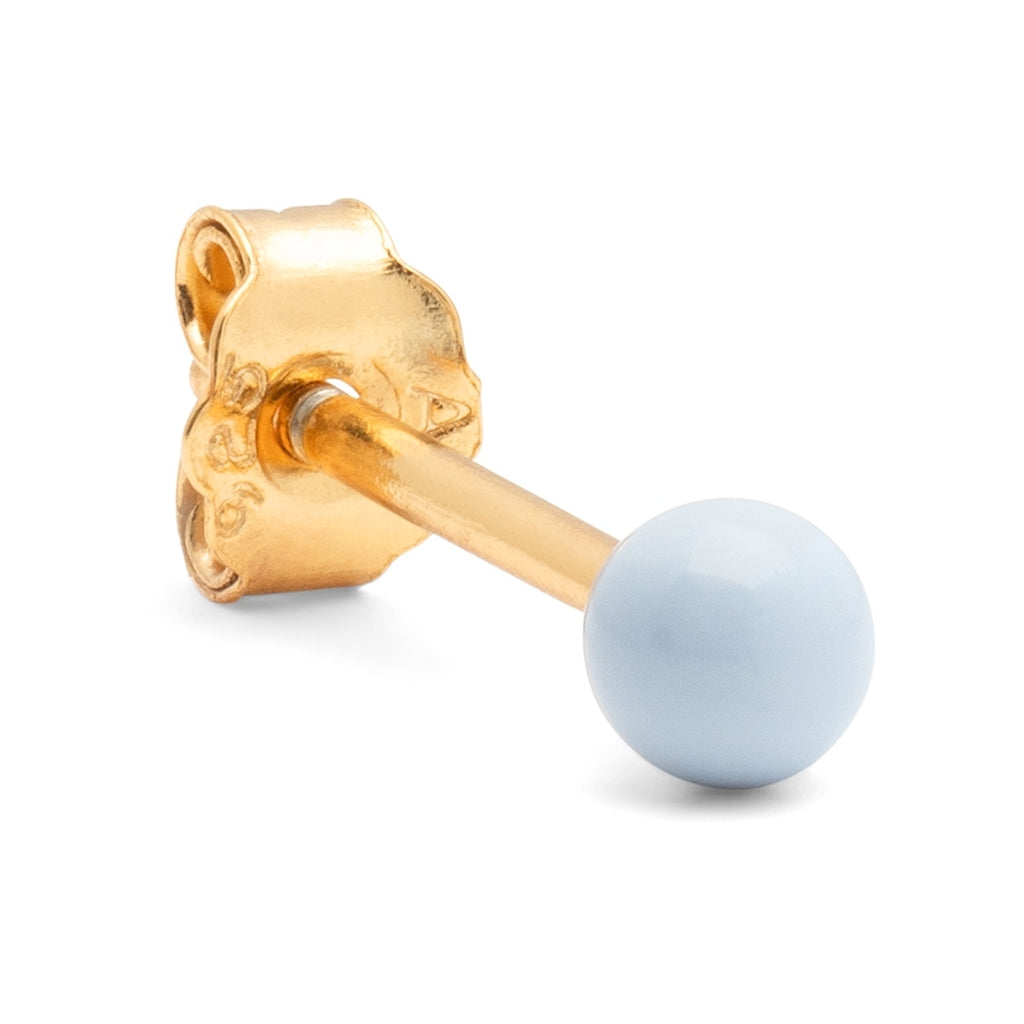 LULU Copenhagen Color Ball Ohrring 1 stück Ear stud, 1 pcs Skyride Blue