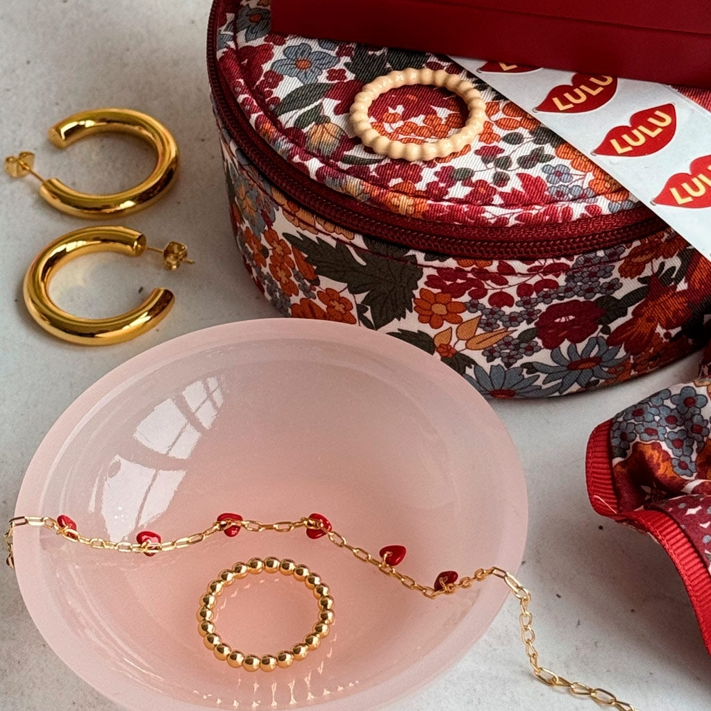 LULU Copenhagen Color Ball Ring Rings Buttercream