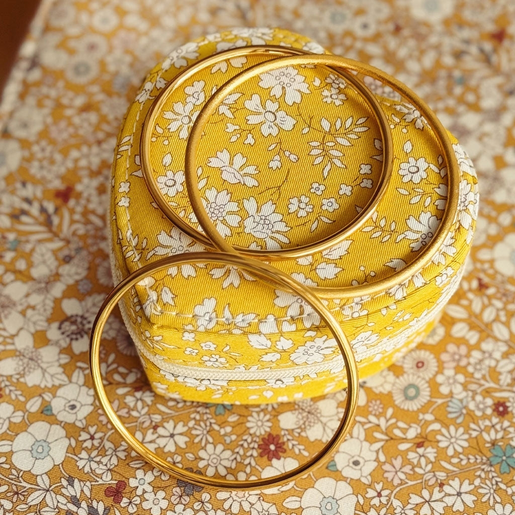 LULU Copenhagen Color Bangle glänzend Bracelets Vergoldet