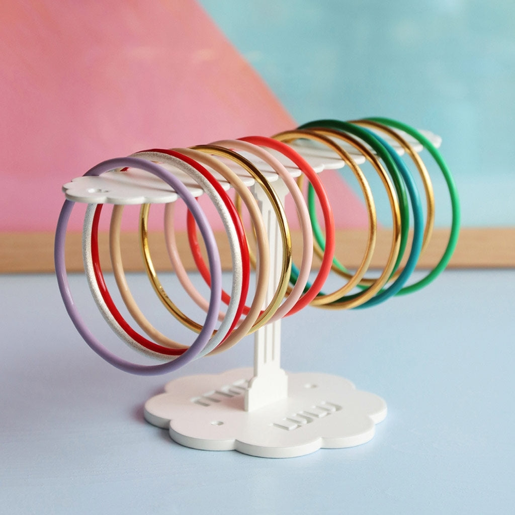 LULU Copenhagen Color Bangle glänzend Bracelets Vergoldet