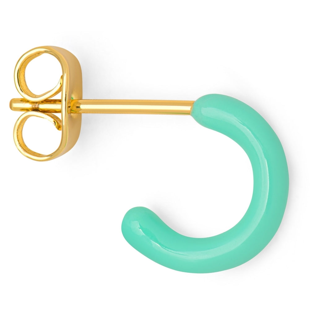 LULU Copenhagen Color Hoop 1 stück Hoops Minze