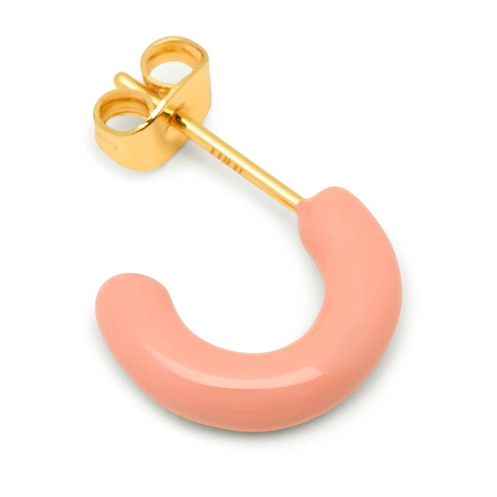 LULU Copenhagen Color Hoops Chunky Paar Hoops Burnt Coral