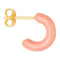 Color Hoops Chunky Paar - Burnt Coral
