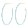Color Hoops Large paar - Minze