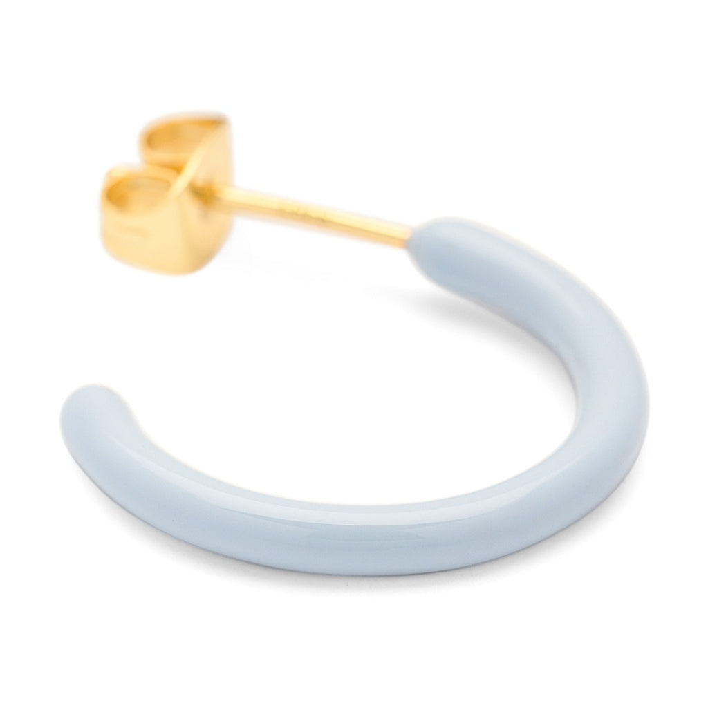 LULU Copenhagen Color Hoops Medium paar Hoops Skyride Blue
