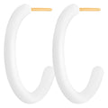 Color Hoops Medium paar - Weiß