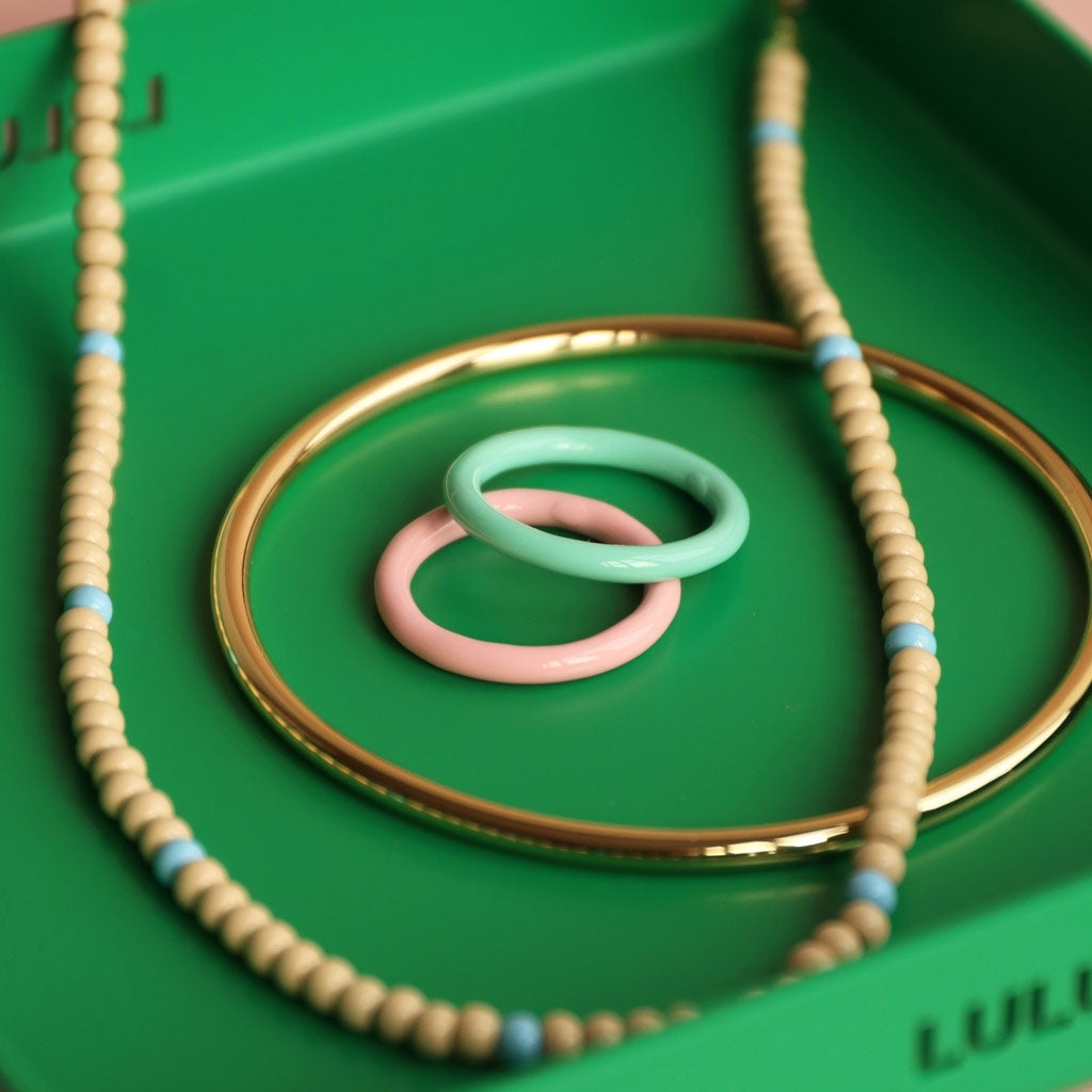 LULU Copenhagen Color Ring Rings Minze